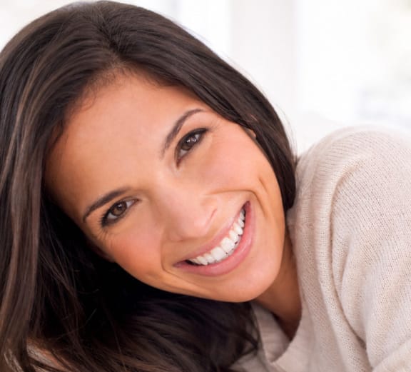 A confident natural smile